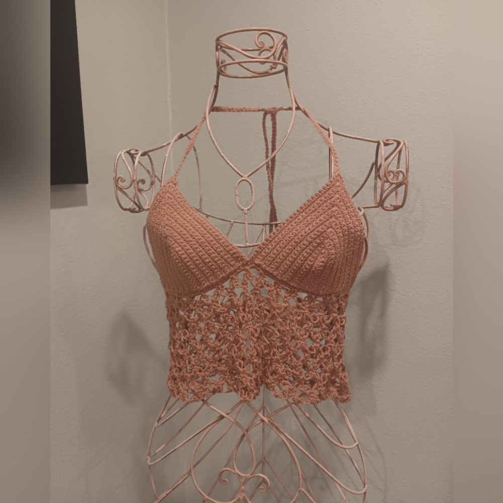 Crochet Halter Top - Handmade
